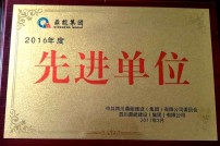 2016评为鼎能集团先进单位