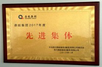 2017年评为鼎能集团先进集体